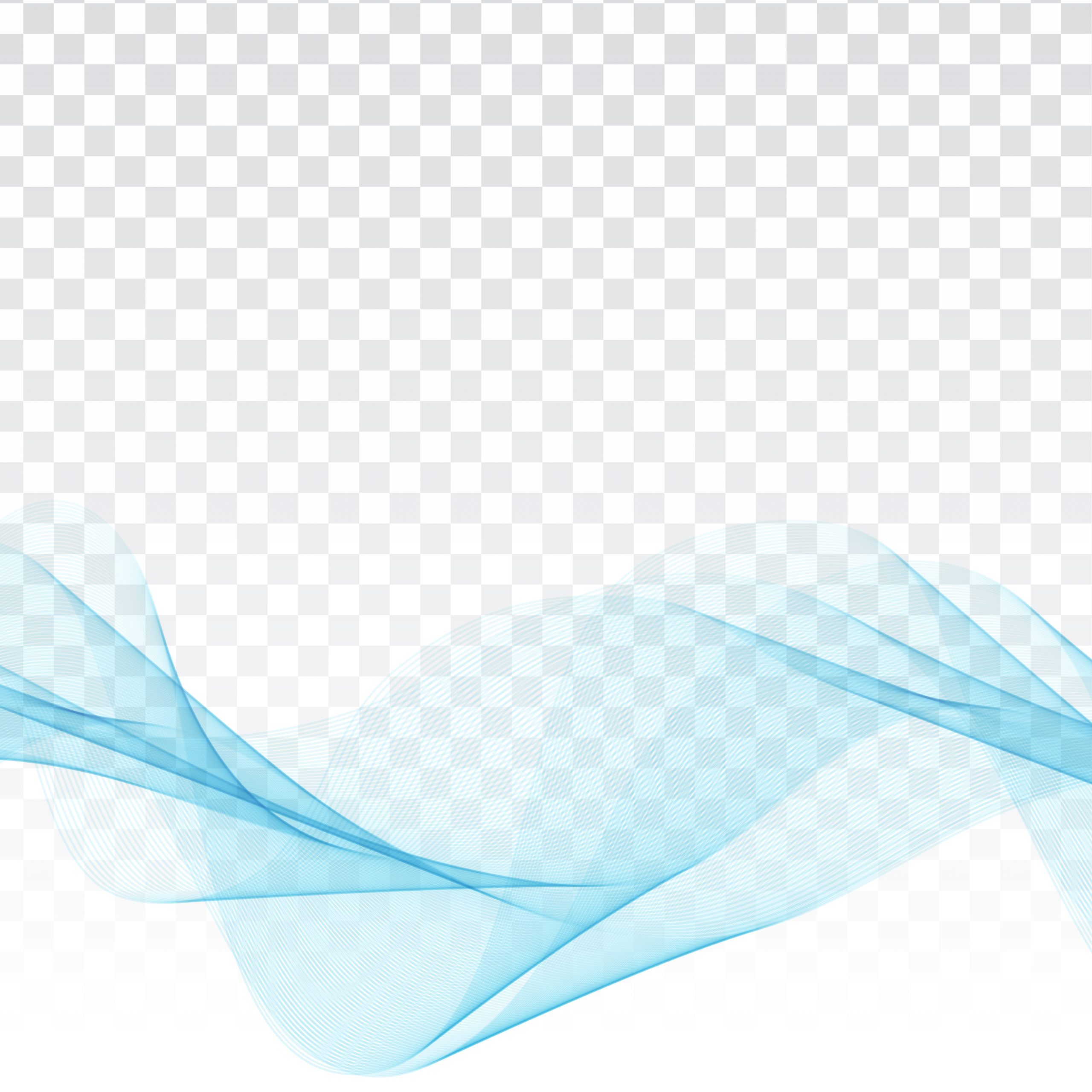 Abstract blue wave elegant design on transparent background – Evolución ...